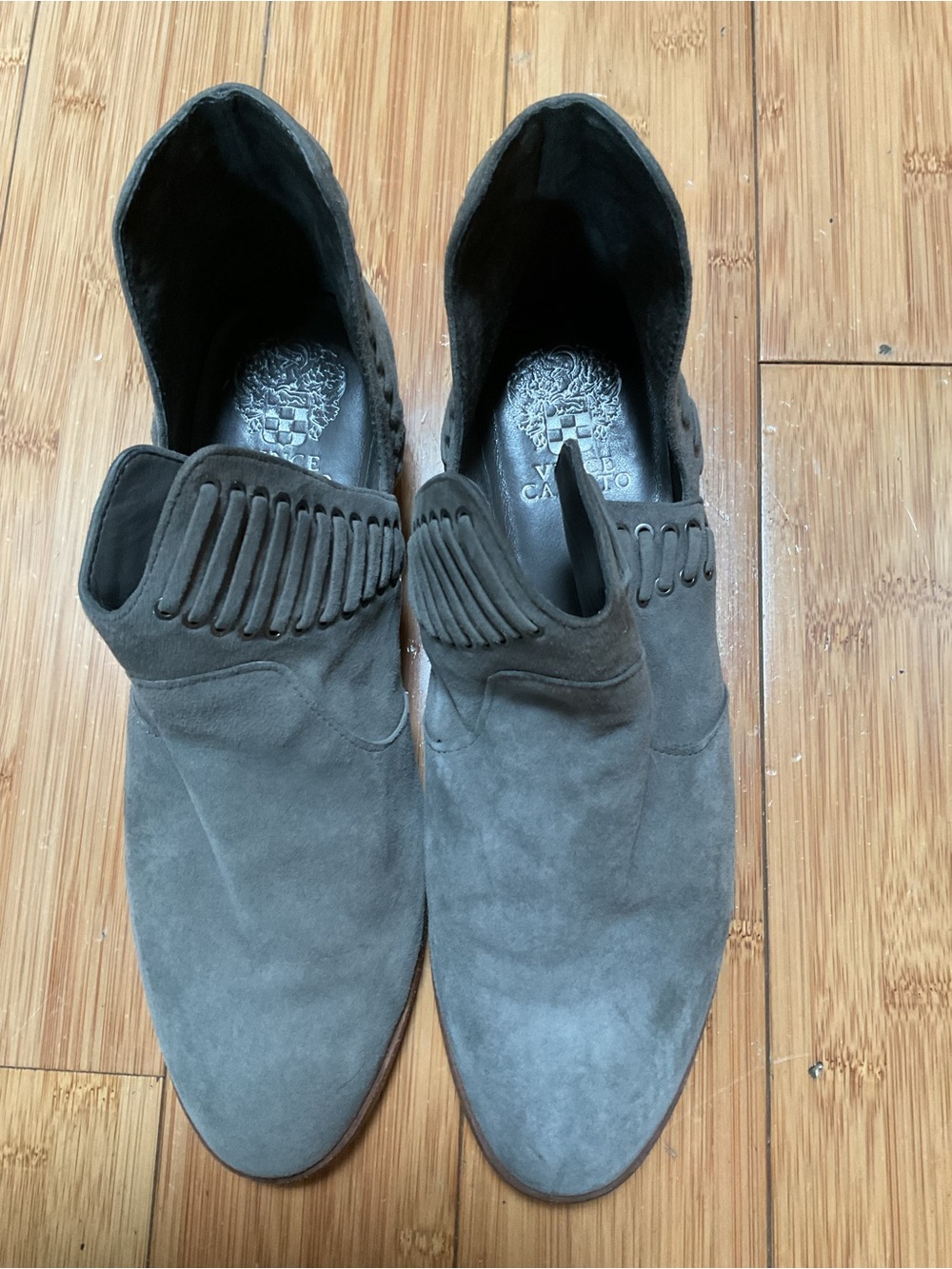 Women’s Vince Camuto Grey Suede Booties